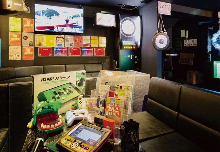 定番のゲームほか、ジャックポットなど酒に欠かせないゲームも用意