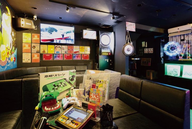 定番のゲームほか、ジャックポットなど酒に欠かせないゲームも用意