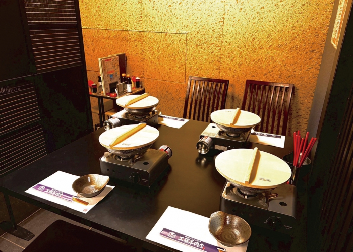 みんなできても1人1つの鍋で楽しめる