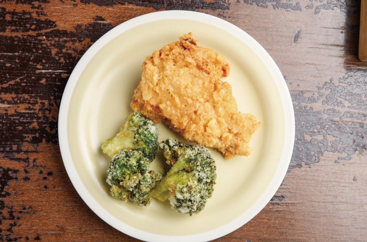おつまみや“ちょいたしの1品”にオススメしたい侍.ザンギ＆サクさくブロッコリー550円