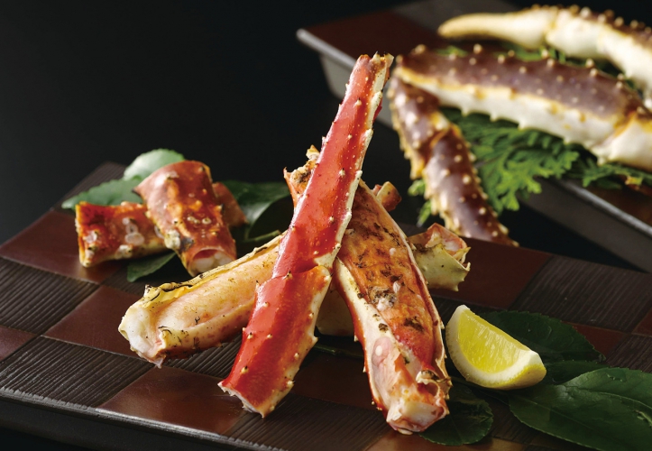 観光客にもオススメしたい焼きタラバ（要予約） 