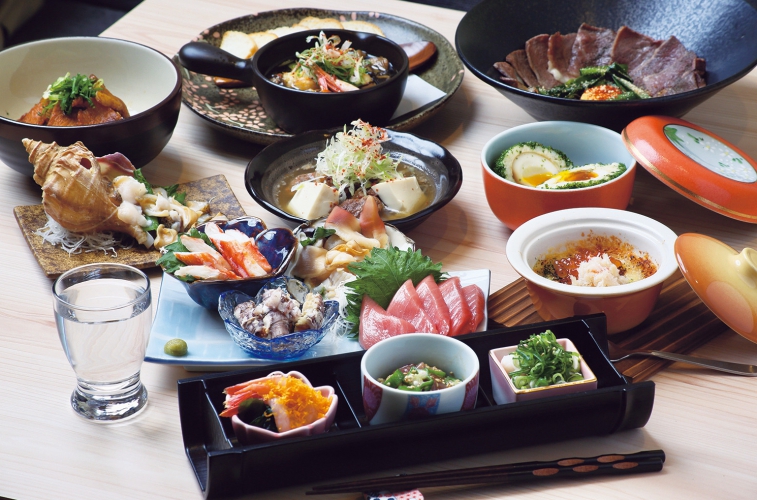 旨酒にピッタリな料理はどれも一つひとつ丁寧につくっている、宴会コースは飲み放題付6,500円～