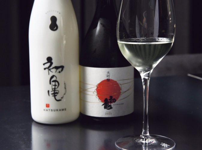 希少な日本酒も揃う、グラスは料理とのマリアージュを楽しむために開発された特殊な形状